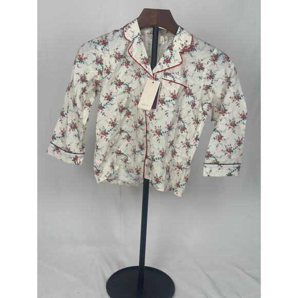 DÔEN Elio Playsuit Pajama Jumpsuit – Liberty Alessia Rose Floral – Size 8 – NWT - Picture 2 of 7